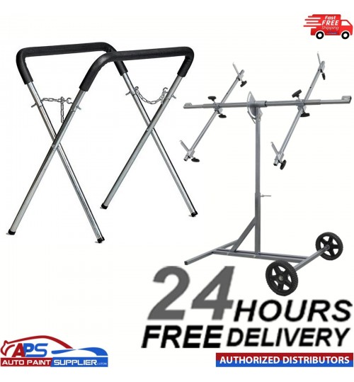 Body Shop Large Rotating Panel stand & FMT Stand Body shop Bumper Panel Trestle